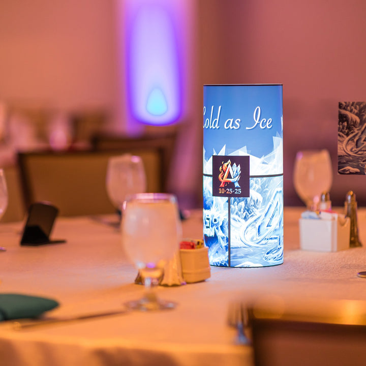 Illuminated Tube Centerpiece