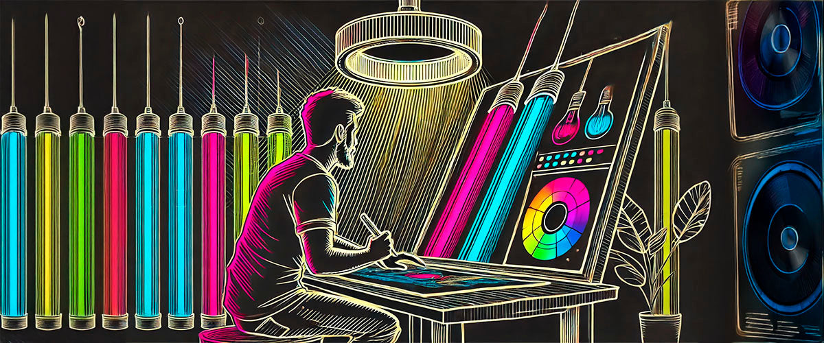 Professional design services for custom illuminated centerpieces for corporate events